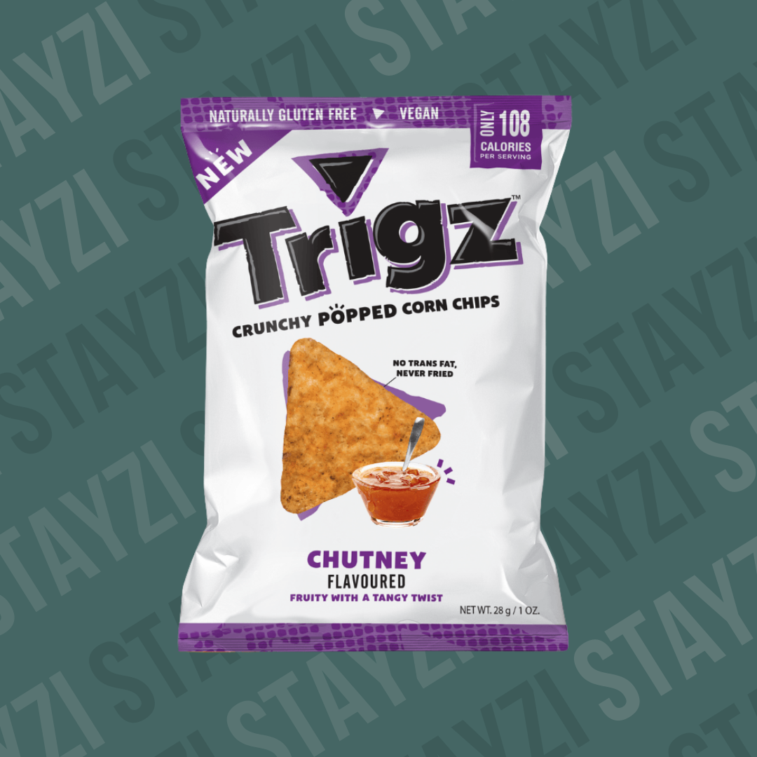 Popped Corn Chips - Chutney