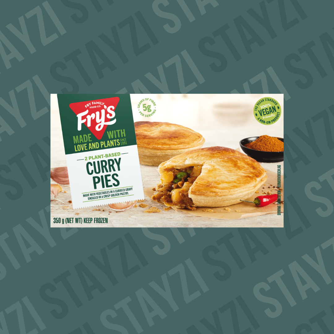 Frozen Plant-Based Curry Pies x2