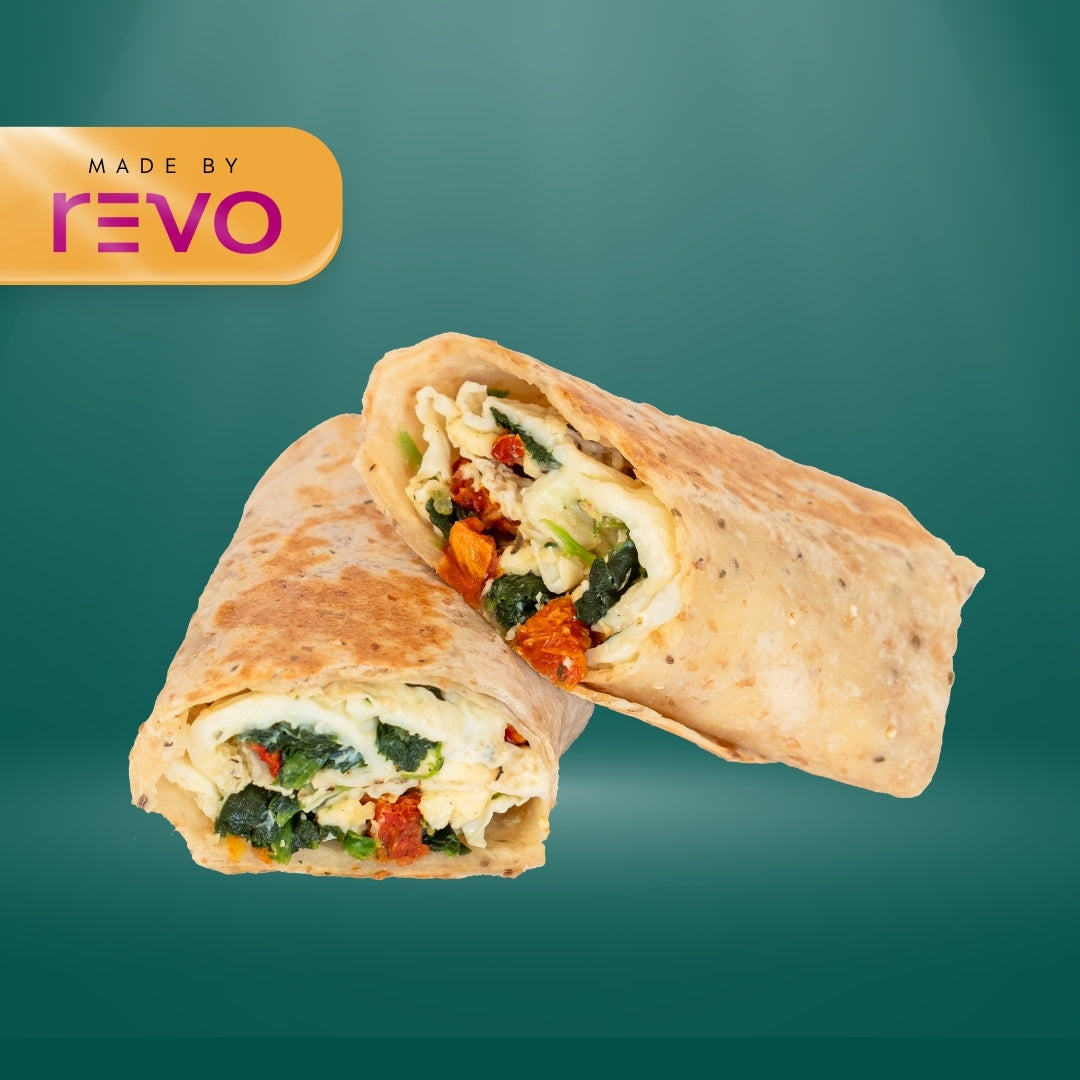 Spinach Feta Eggwhite Wrap
