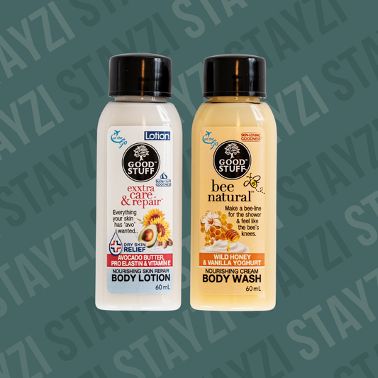 Body Wash & Body Lotion - Travel Size