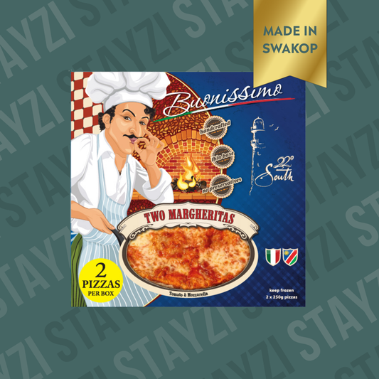Frozen Pizzas - Margherita x2